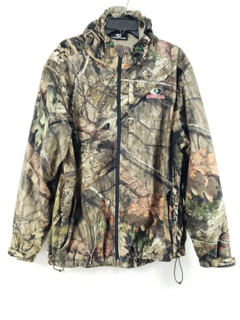 Mossy Oak Insulated Mens XL Camouflage Outdoor Hooded Jacket Polyester